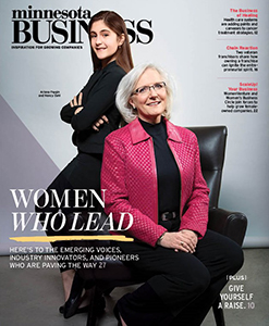 Cover of MN Business Magazine that features Nancy M. Dahl