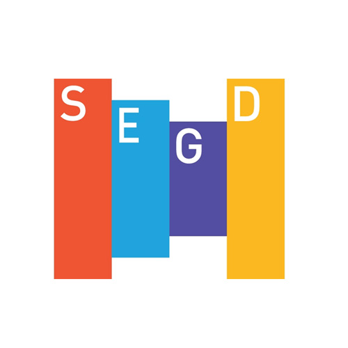 logo of SEGD organization. Society of Experiential Graphic Design
